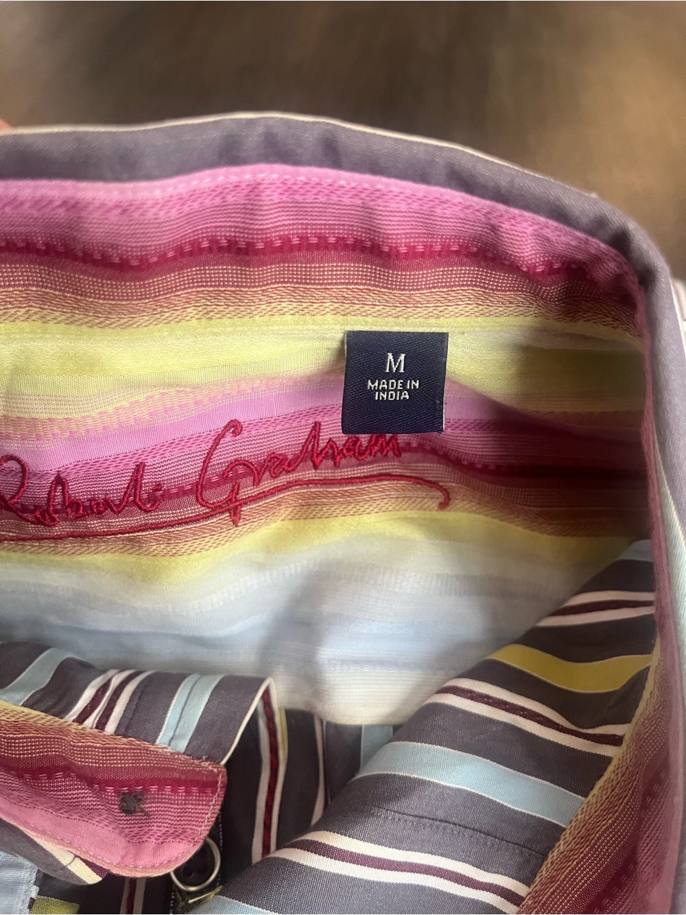 Robert Graham Multi-Stripe Button-Down Shirt - Picture 5 of 16